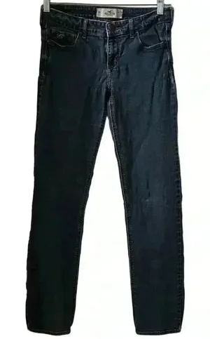 Hollister Women's Skinny Jeans Size 29 Blue Denim Mid‎ Rise Stretch thumbnail 1
