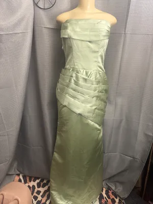 New size small beautiful dress Green thumbnail 6