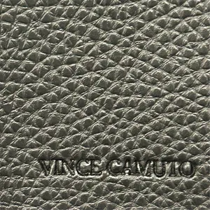 Vince Camuto Women's Black & Gray‎ Stripe Soft Vegan Pebbled Tote Bag thumbnail 4