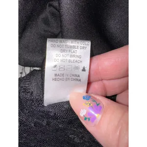 Privy Privately Privileged Black Mesh Dot Sheer‎ Puff Sleeve Top PT40395N Small thumbnail 7