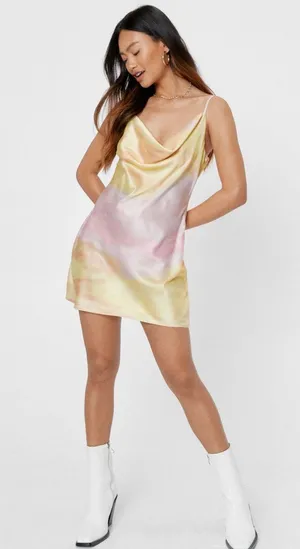 Nasty Gal Silk Dress thumbnail 4