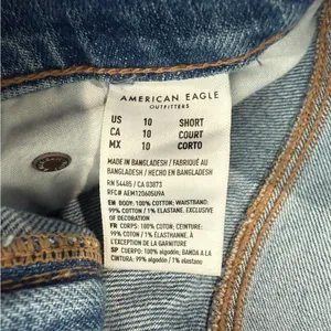 American Eagle Comfort Stretch Waistband Highest‎ Rise 90's Flare 3278 10 Short thumbnail 7