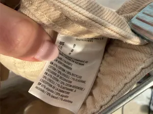 American Eagle Easie Shortie Casual Cotton Blend Shorts in Beige‎ thumbnail 4
