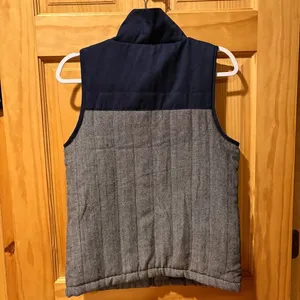 West Virginia Gameday Couture Navy and Gray Vest size S women’s thumbnail 2