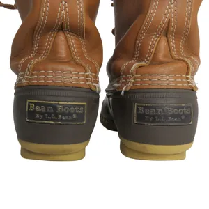 L.L. Bean Women’s Bean Boots 8” Lace Up Tan Brown Gum Boots Size 7 Classic thumbnail 8