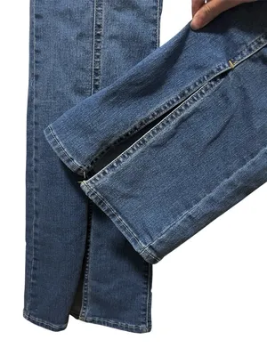 Levi’s 726 High-Rise Flare Split Hem Jeans 32 Everyone's a Winner Medium Wash thumbnail 6