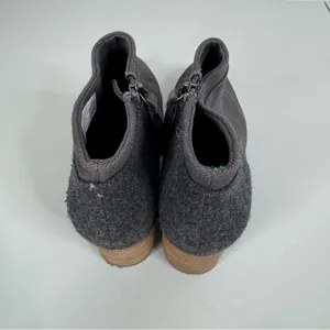 Toms Gray Suede‎ Ankle Boots Size 8 thumbnail 5