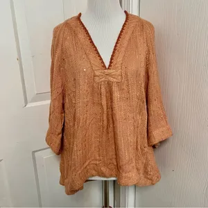 Free People Get Over It Blouse H1 thumbnail 3