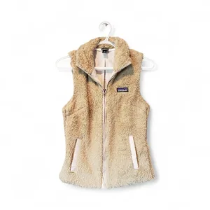 Patagonia Women's Beige Fleece Vest thumbnail 2