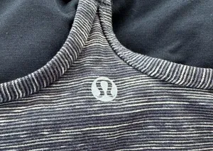 Lululemon Power Y Athletic Tank Luon Wee Are From Space Black Cashew Size 4 thumbnail 11