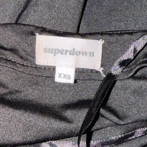 Superdown Black Maxi Skirt High Waisted Draped Front XXS Solid Long Bodycon thumbnail 3