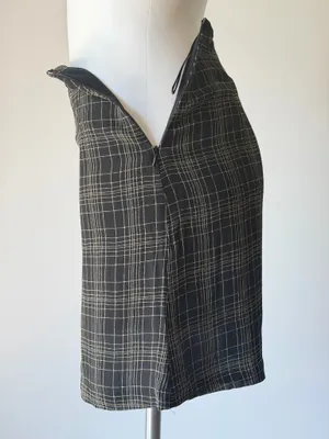 Banana Republic A-Line Plaid Mini Skirt thumbnail 3
