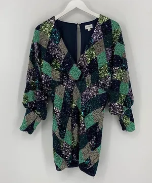 Revolve Song of Style Dolman Sleeve Sequin Mini Dress thumbnail 1