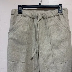Zara Beige Wide Leg Pants thumbnail 2