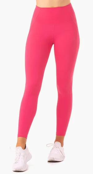 Ryderwear‎ Pink High Rise Leggings Women’s Small Athletic Gym Workout Activewear thumbnail 1