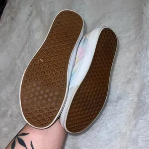 Vans Tie Dye Slip on Shoe size women’s 9 men’s 7.5 Pink Blue and Yellow thumbnail 3