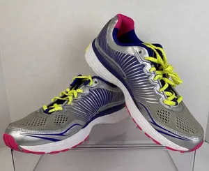 FILA Cool Max Womens Sneaker Size 7.5 - 8 Narrow Silver/Neon RUNS SMALL 5SR20900 thumbnail 1