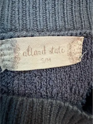Altar'd State S/M Dark Grayish Blue Textured Sweater thumbnail 4