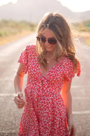 Lulus Red Printed Romper thumbnail 2