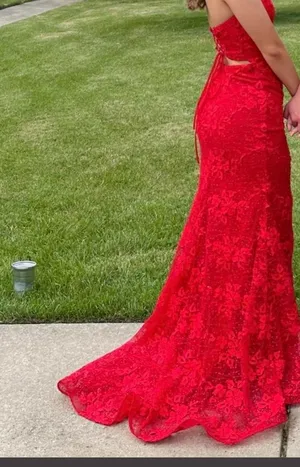 Clarisse Prom Dress red  thumbnail 3