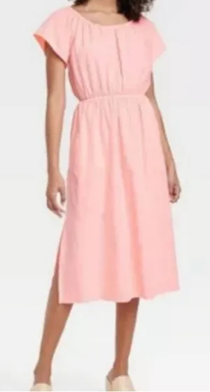Universal Threads Soft Pink Midi‎ Dress thumbnail 1