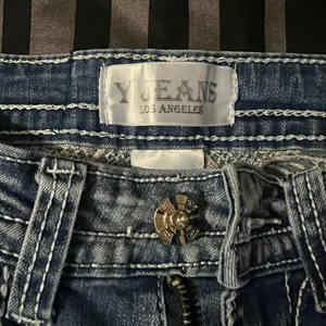 Los Angeles Apparel Embellished Blue Denim‎ Jeans thumbnail 11