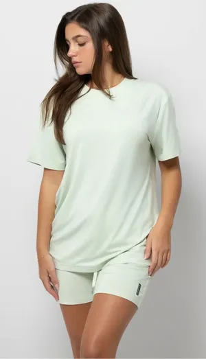 Comfrt Medium Cloud Shorts in Mint Green thumbnail 1