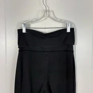 Aerie Offline Black High Rise OG Foldover Super Flare Yoga Pants Leggings Medium thumbnail 5