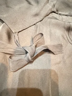 Lauren Ralph Lauren size 4 100% silk black tie at the shoulders dress thumbnail 5
