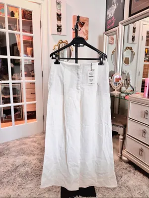 Zara Line Blend wide leg pants thumbnail 7