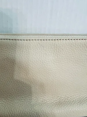 Coach Park Leather Beige Wristlet Clutch with Gold Accents F49472 thumbnail 4
