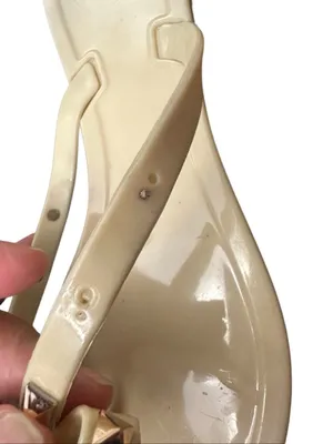 Valentino Garavani Rockstud Jelly Flip Flops -  3 Missing studs thumbnail 3