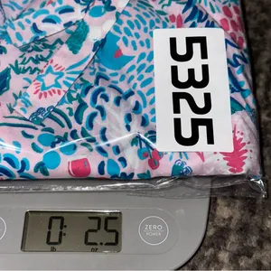 Roller Rabbit Womens Size Medium Pink Floral Winter Bari Print Drawstring Shorts thumbnail 7