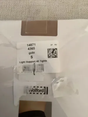 Wolford Light Support 40 Tights, 40 Den, Gobi, Size Small, NWT thumbnail 3