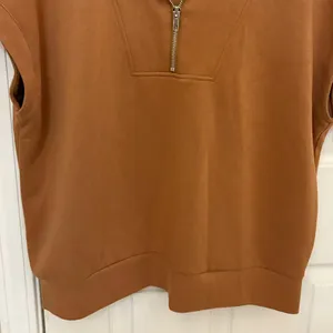 Anrabess Short Sleevr Quarter Zip Sweatshirt Top thumbnail 6
