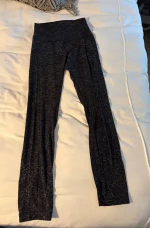 lululemon athletica Black Patterned High-Waist Leggings thumbnail 1