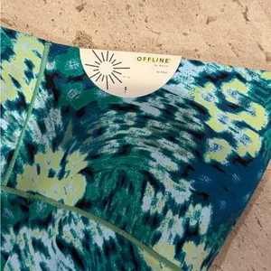 NWT Aerie Offline Real Me Xtra 7/8 Leggings Small Blue/Green thumbnail 5