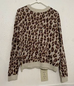 A New Day Cheetah Sweater thumbnail 1