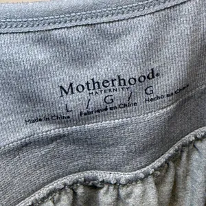 Motherhood Maternity Gray Polka Dot‎ Nursing Chemise Nightgown Size Large L thumbnail 2