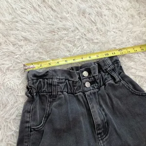 Pacsun Paperbag Straight Leg Mom‎ jeans dark black wash size 23 thumbnail 9