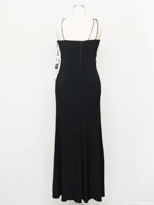 XSCAPE - Asymmetric‎ Rhinestone Strap Gown thumbnail 3