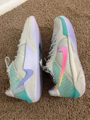 Nike Sabrina 2 Lily Basketball Shoes Gray Pink Teal Size 19.5 NWOT thumbnail 8