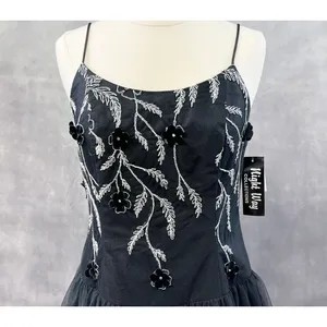 Night Way Collections Gown Dress Womens 6 Whimsigoth‎ Fairy Grunge Coquette Gala thumbnail 3