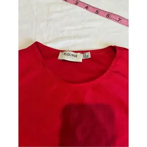 Flounce Club Sleeveless Red Tank Top | Size 6 thumbnail 4