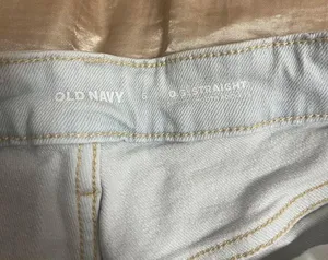 Old Navy ੈ✩‧₊˚ light denim mid length bermuda shorts thumbnail 4