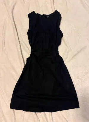 Shein Black Cut-Out Dress thumbnail 1