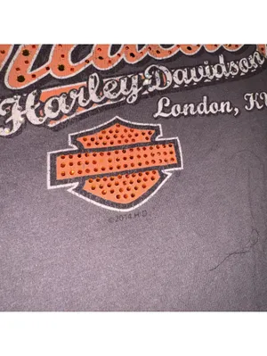 Harley-Davidson Woman’s XL Wildcat Sparkle Motorcycle London, KY Graphic Tee thumbnail 4