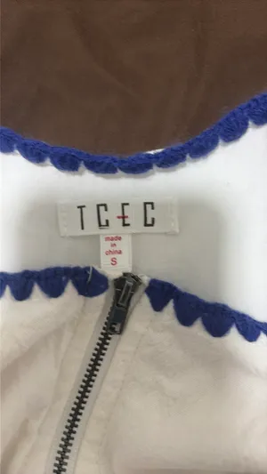 White and blue romper  thumbnail 3
