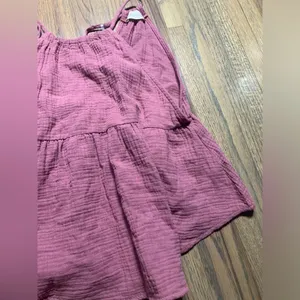 NWT Altar’d state cotton rose tank top small thumbnail 3