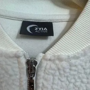 Zyia active white flying V sherpa‎ jacket size S thumbnail 4